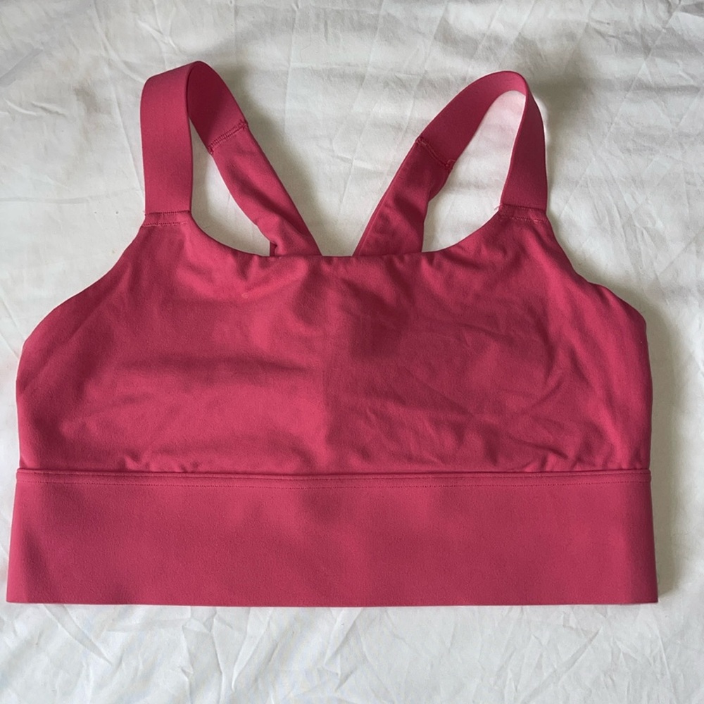 Athleta warrior longline twist bra large A-C